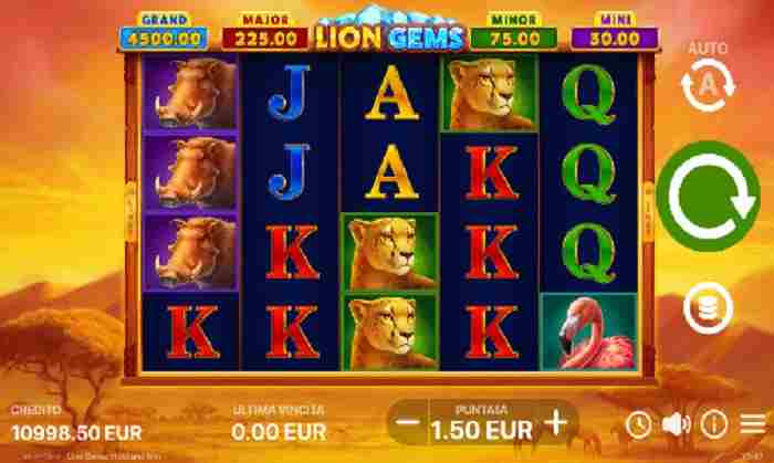 Lion Gems: Hold and Win