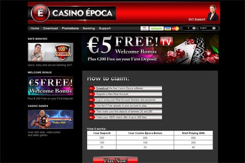Casino epoca instant play