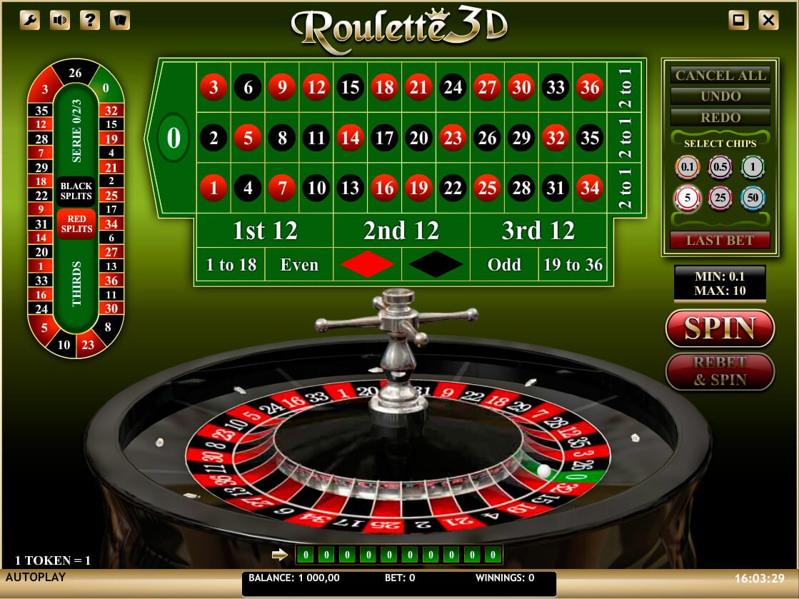 play casino roulette for free