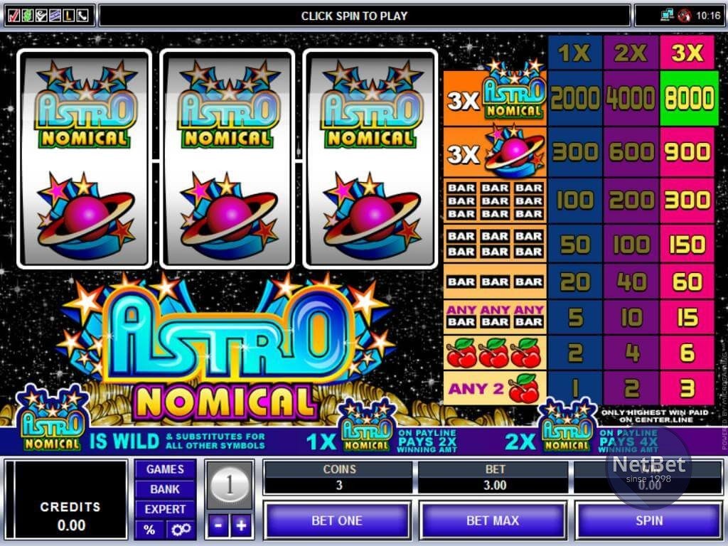 Astronomical Slot