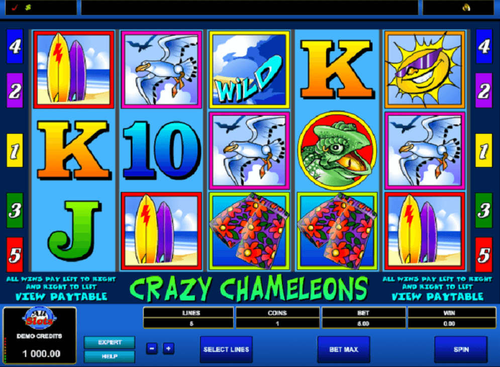 Crazy Chameleons Slot