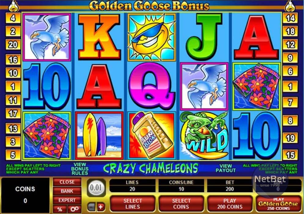 Golden Goose Crazy Chameleons Slot