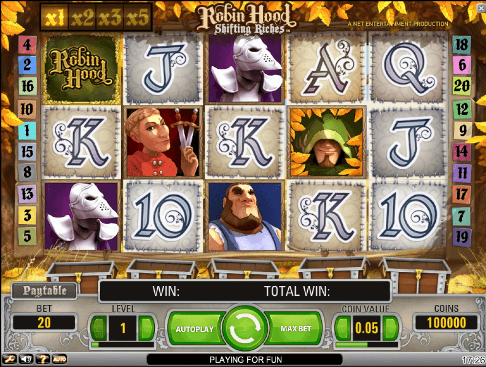 Robin Hood: Shifting Riches Slot