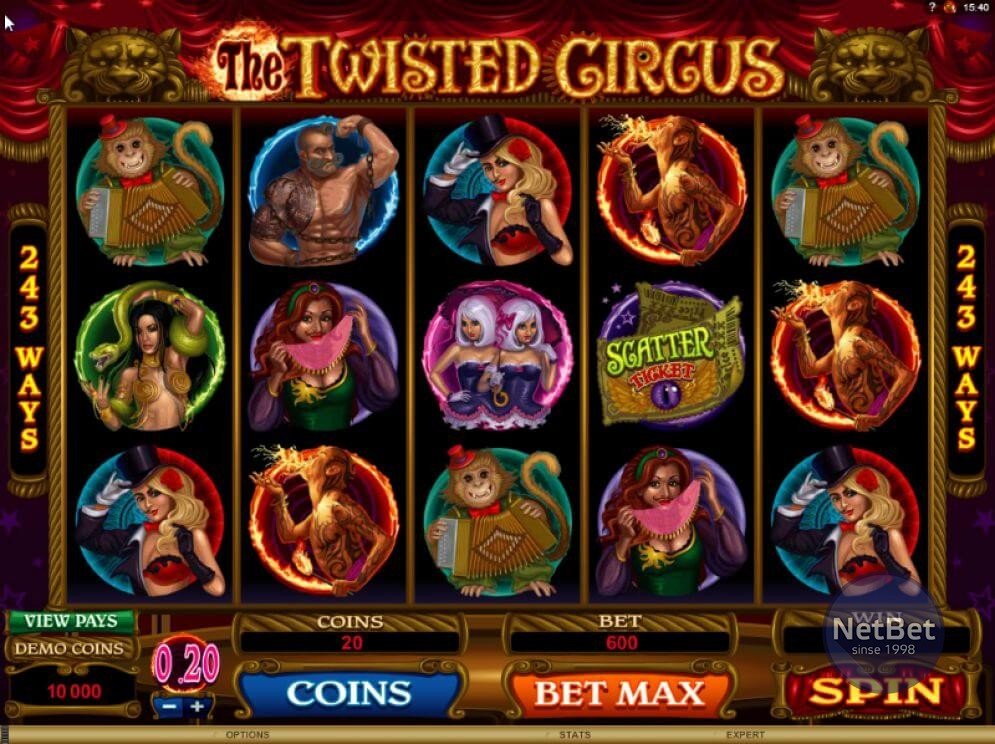 The Twisted Circus Slot